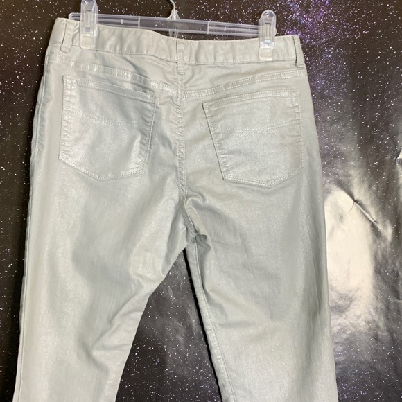 Gapkids- Silver Super Skinny Pants size 16P - Picture 6 of 7